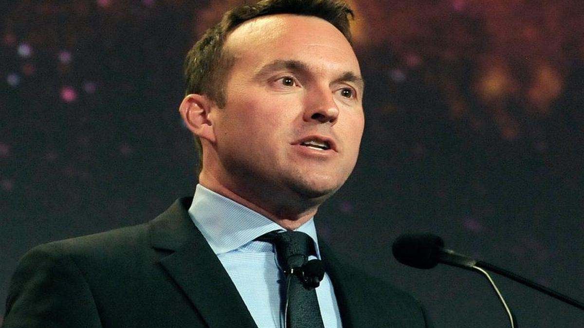 
Eric Fanning, Obama’s pick to be the new secretary of the Army, speaking at the 30th Space Symposium Corporate Partnership dinner May 20, 2014, in Colorado Springs, Colo. (Duncan Wood/U.S. Air Force via AP)
