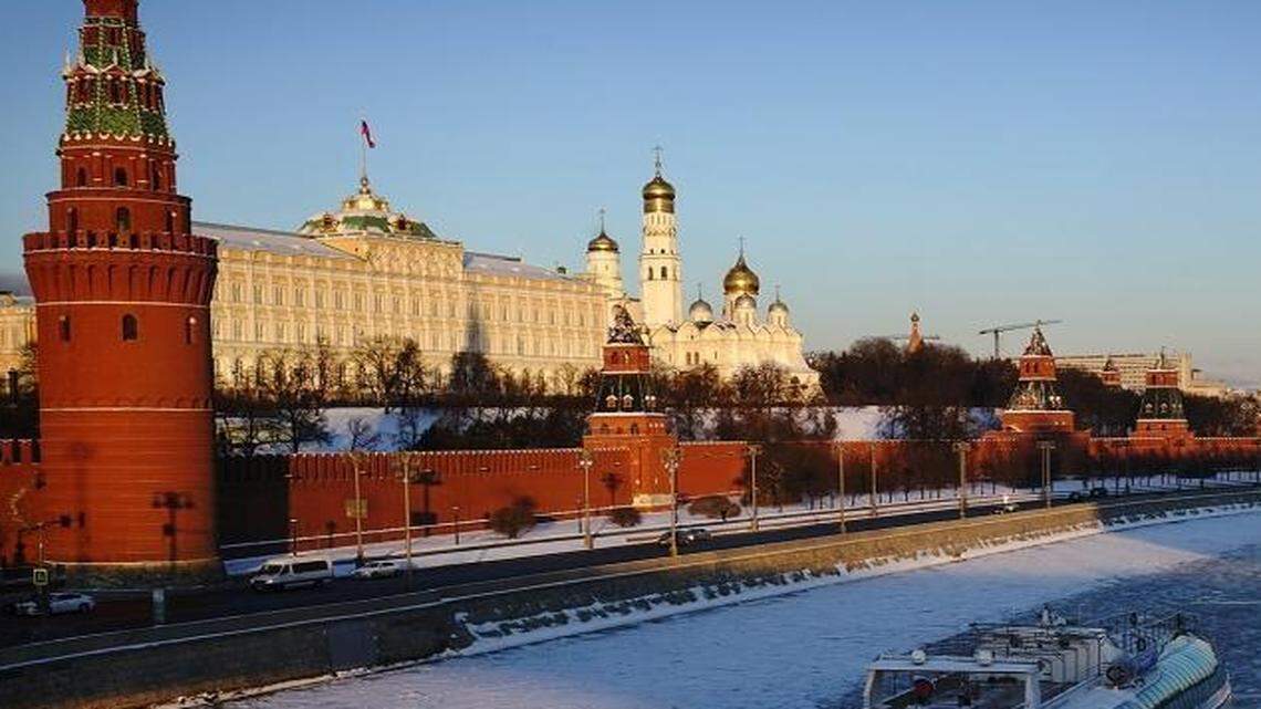 The U.S. government and several private cybersecurity firms, including FireEye, blame an elite Russian military unit for a variety of hacks under the direction of the Kremlin, seen here on Monday, Jan. 9, 2017.