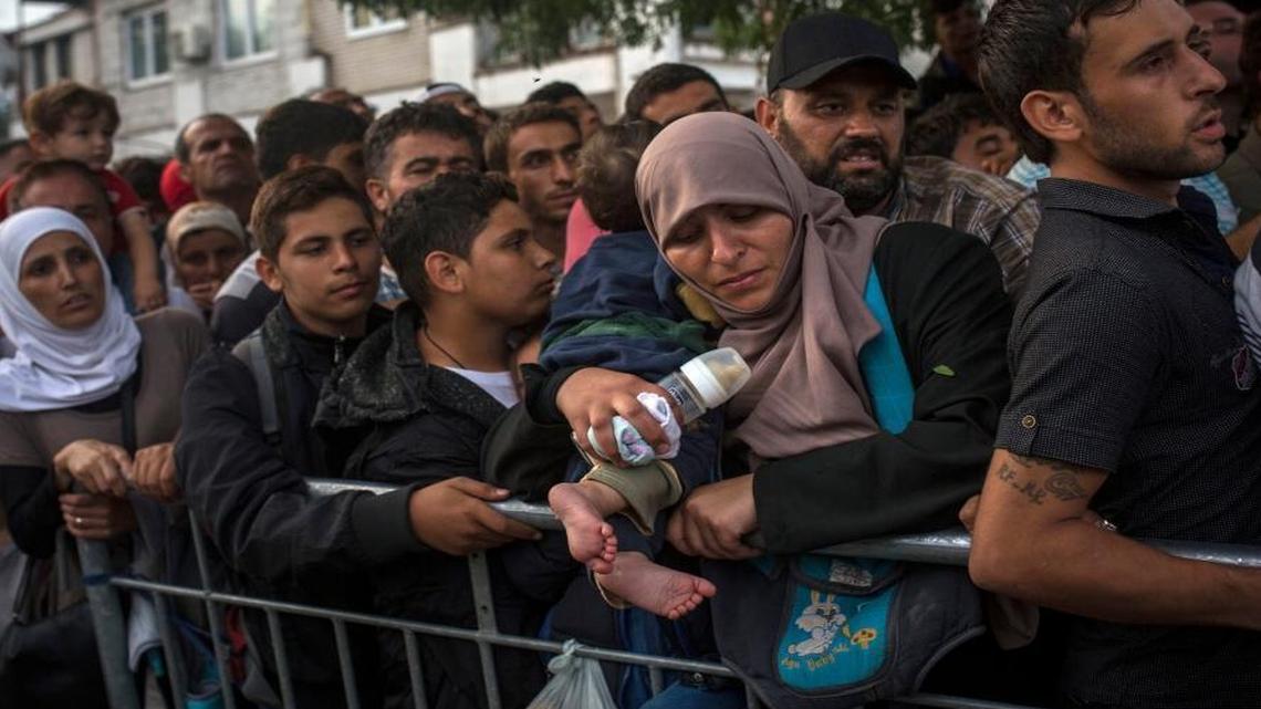 
These Syrian refugees who crowded Presevo in Serbia on Friday waiting to be registered by police are among the tens of thousands of people who are pressing to get into Europe. The United States has promised to take 10,000 this year, a number that will put barely a dent in the hundreds of thousands displaced by Syria’s civil war.
