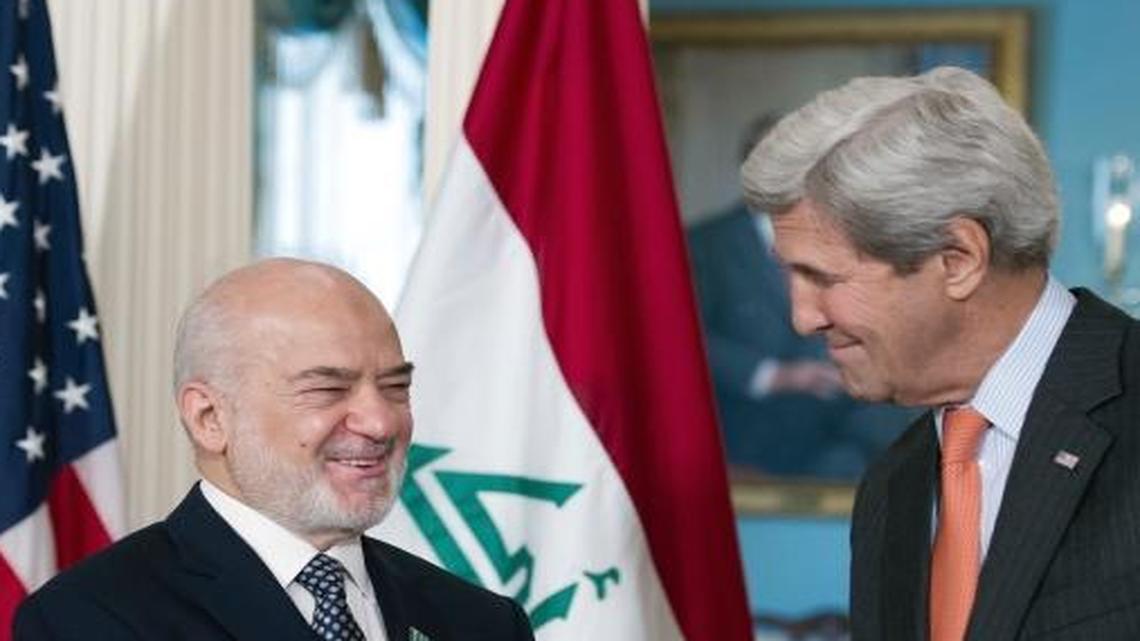 Secretary of State John Kerry shakes hands with Iraqi Foreign Minister Ibrahim al Jaafari during their meeting at the State Department on Thursday, July 21, 2016. Jaafari is a Shiite Muslim in a country where the Sunni Muslim minority has felt marginalized since the U.S.-led invasion toppled Saddam Hussein in 2003. That sense of alienation helped feed the rise of the Islamic State, experts say, and is likely to undercut pacification efforts if and when the Islamic State is defeated.