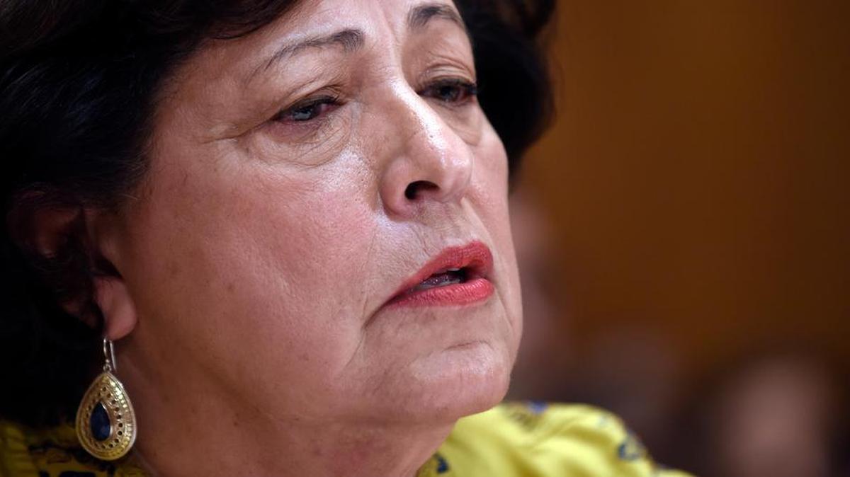 
Office of Personnel Management Director Katherine Archuleta testified before Congress June 25 on the security breach. On Friday, President Barack Obama accepted her resignation.
