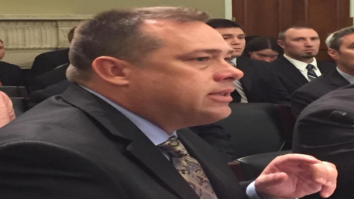 Jeffrey Sutton, general manager of the Tehama-Colusa Canal Authority, urges action on California water at a House hearing on Tuesday, July 12, 2016.