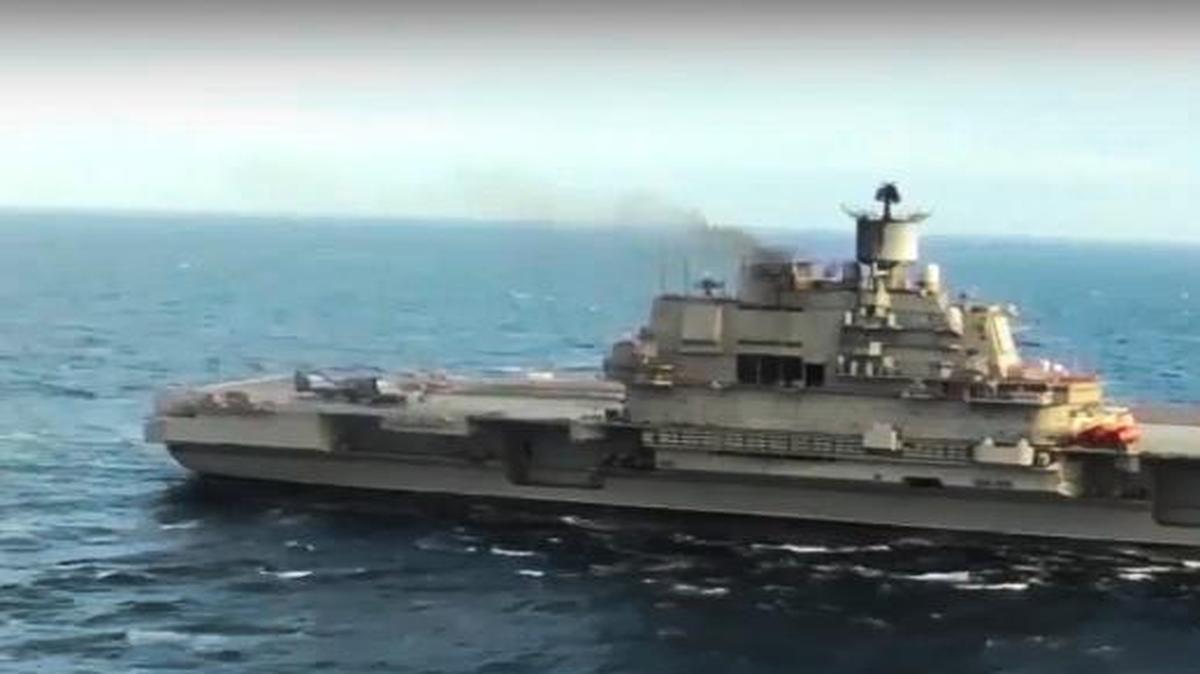 Sen. Lindsey Graham hopes President-elect Donald Trump will commit to U.S. defense spending, and be a little wary of Russian intentions in Ukraine, Syria and in cyberattacks. Here, a photo made from the footage taken from Russian Defense Ministry official web site on Tuesday, Nov. 15, 2016, the Admiral Kuznetsov aircraft carrier, part of a recent Russian upgrade to it’s military.