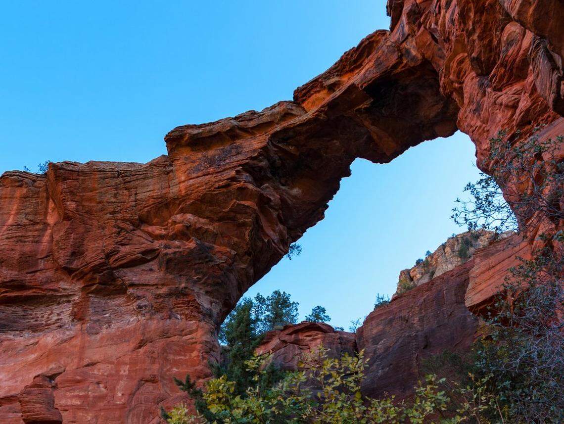File photo of Devil’s Bridge in Sedona, Arizona.