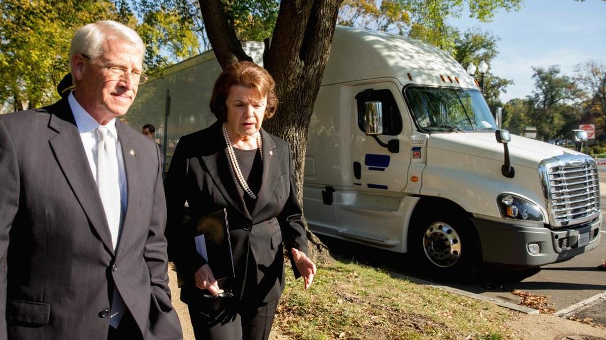 Sen. Dianne Feinstein, D-Calif., shown here with Sen. Roger Wicker, R-Miss., has slammed the House of Representatives’ investigation of the terrorist attack in Benghazi, Libya, in 2013.