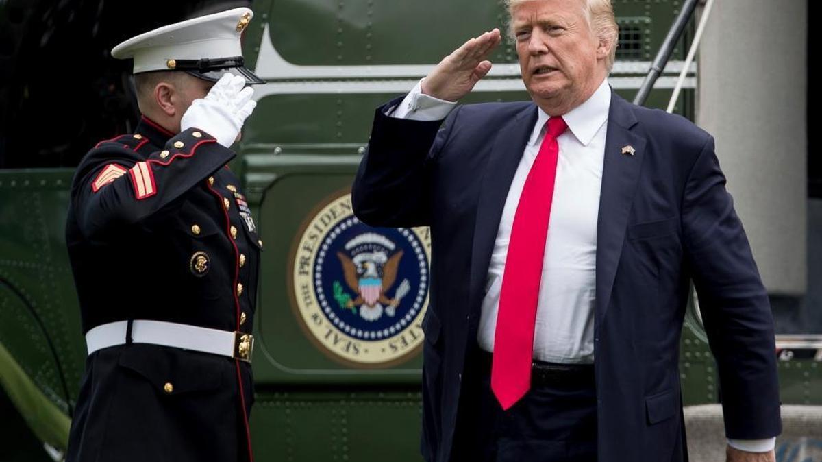 President Donald Trump arrives at the White House in Washington, Friday, June 16, 2017, after speaking about Cuba policy in Miami.