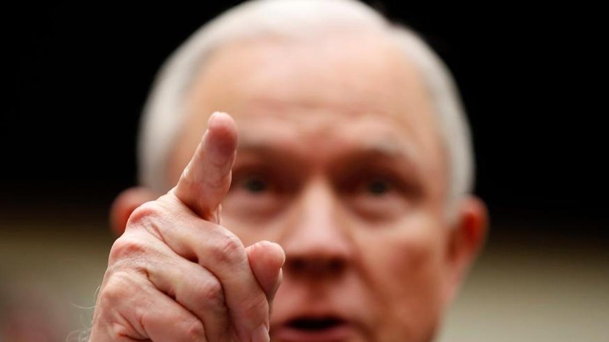 Attorney General Jeff Sessions during a House Judiciary Committee hearing on Capitol Hill on Tuesday in Washington.