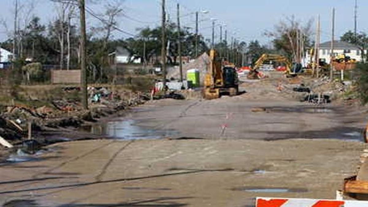 
Federal auditors found that a contractor hired to build a temporary sewer system double-billed the city of Waveland, Miss., $811,000 and improperly charged another $608,000. 2009 Photo.
