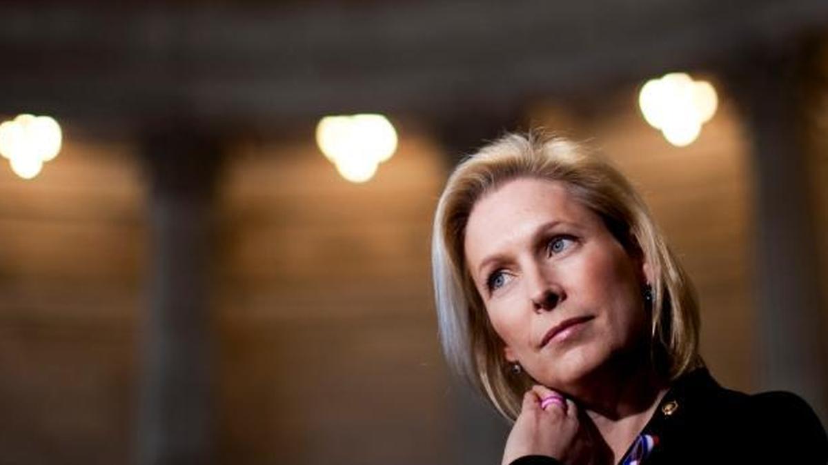 After a Senate career spent elevating victims of sexual harassment and assault as a defining political focus, Sen. Kirstin Gillibrand has assumed her place at the head table of the Democrats’ anti-Trump movement.