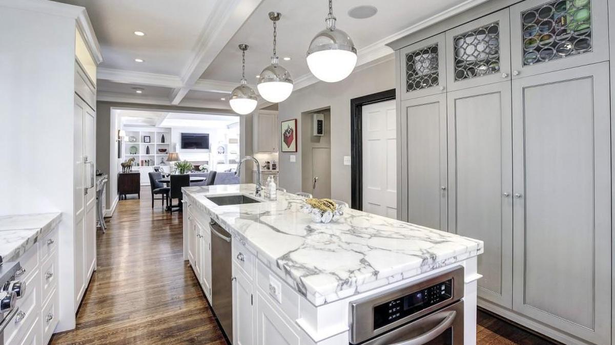 The kitchen in the Obamas’ future rental home in Washington, D.C.