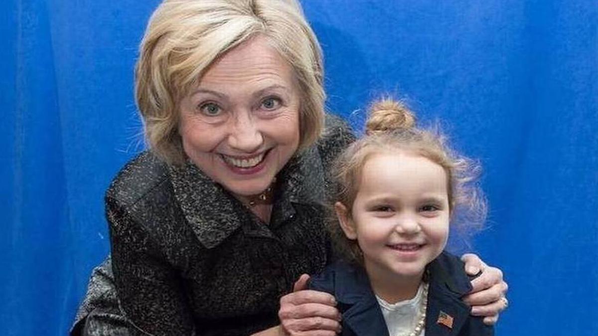 At a 2015 campaign event, 5-year-old Sullivan Wood of Charleston got her picture taken with Hillary Clinton in her “Tiny Hillary” Halloween costume.