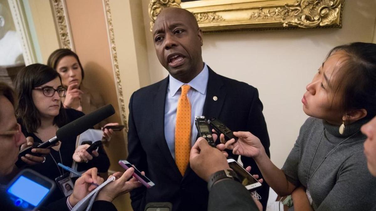 Sen. Tim Scott, R-S.C., is considered a swing vote when it comes to advancing, or stymieing, the nominee to lead the Export-Import Bank.