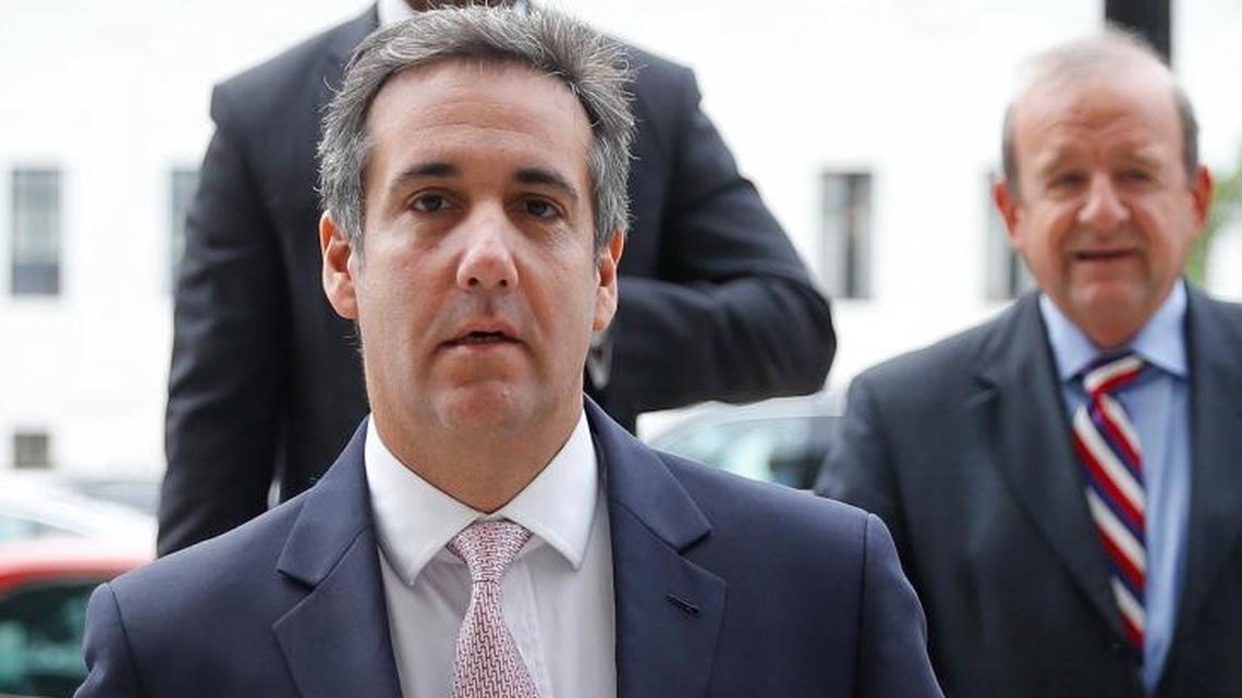 Michael Cohen, President Donald Trump's personal attorney, shown here arriving on Capitol Hill in Washington on Tuesday, Sept. 19, 2017.