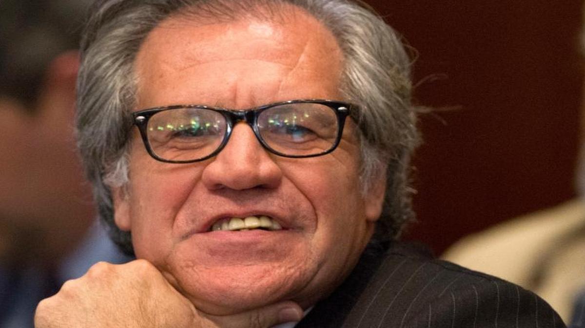 Luis Almagro, secretary-general of the OAS, during Thursday’s discussion of Venezuela.