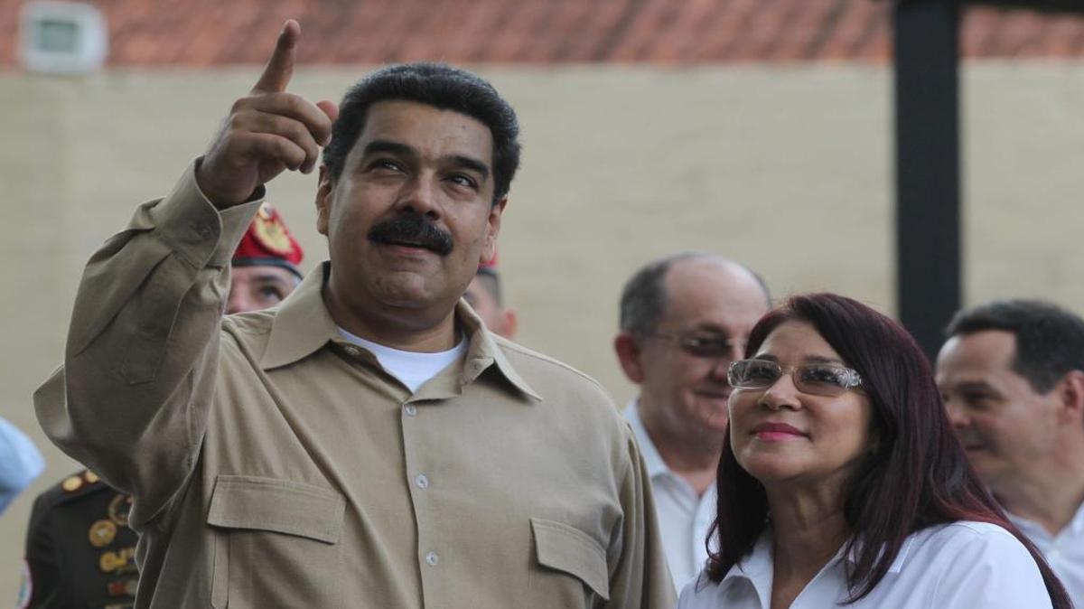Venezuela's President Nicolas Maduro with his wife, Cilia Flores. Two nephews of the first couple face decades in prison after their conviction last week on drug-smuggling conspiracy charges. Can they trade what they know about drug trafficking among Venezuela’s elite for reduced sentences?