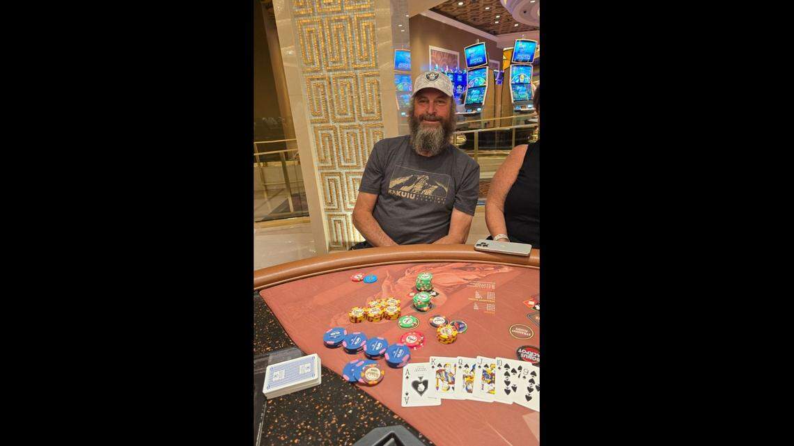 The Montana poker player is pictured.