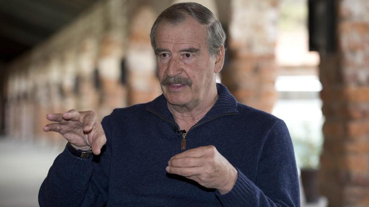 Former Mexican President Mexico Vicente Fox, seen here in a March 2016 photo, said Thursday U.S. taxpayers must pay for the wall proposed by President Trump.