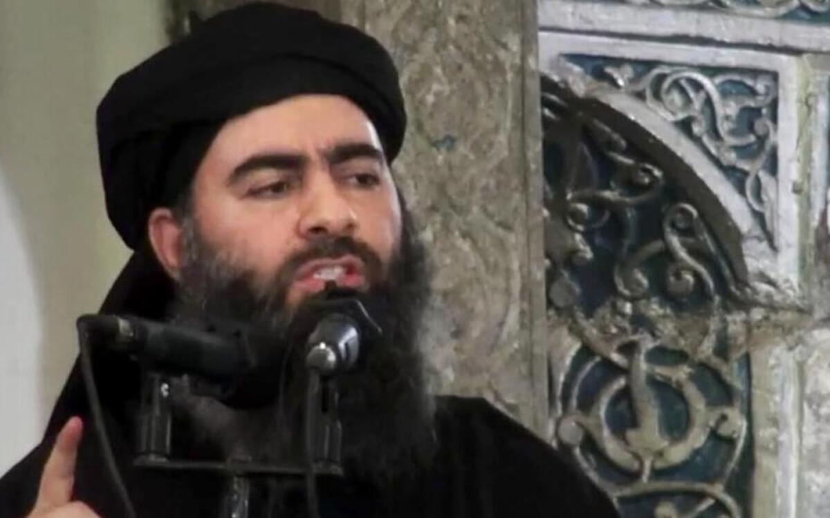 
Abu Bakr al-Baghdadi is the leader of the Islamic State. The United States claims to have killed his second-in-command in an air strike near Mosul, Iraq, Tuesday, Aug. 18.
