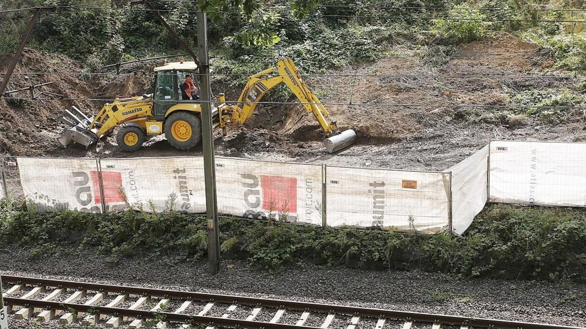 Heavy machinery begins the search, the work of explorers hoping to find a legendary Nazi train laden with treasure and armaments in Walbrzych, Poland, on Tuesday Aug. 16, 2016.