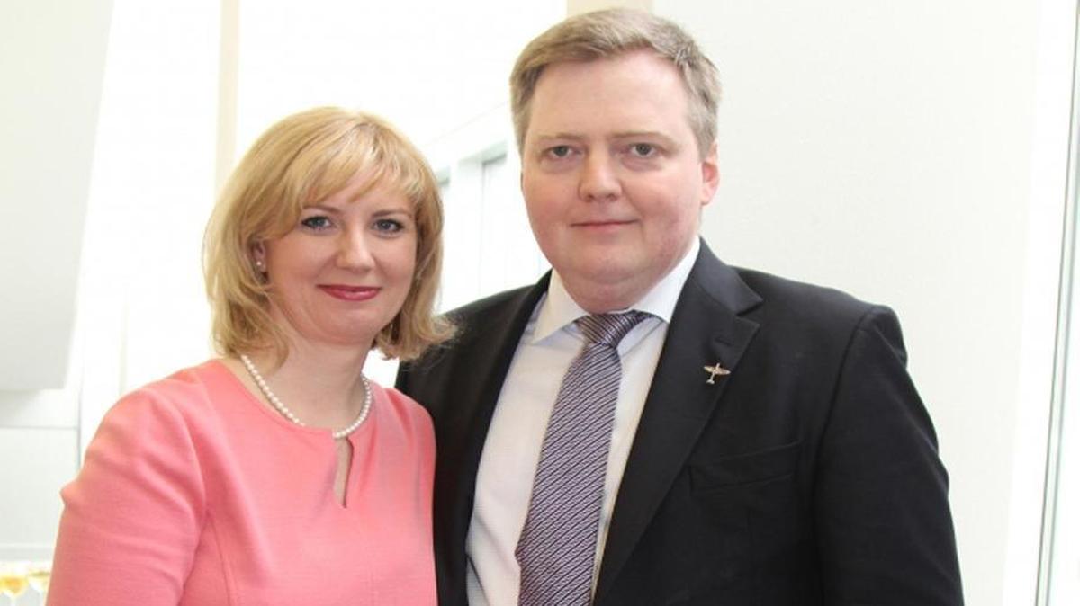Iceland's prime minister, Sigmundur David Gunnlaugsson, and his wife, Anna Sigurlaug Palsdottir. Gunnlaugsson rose to power in 2009 on a wave of anti-bank anger. Unbeknownst to voters, he and his wife maintained an offshore corporation that had a big stake in the outcome with creditors of the island's biggest failing banks.