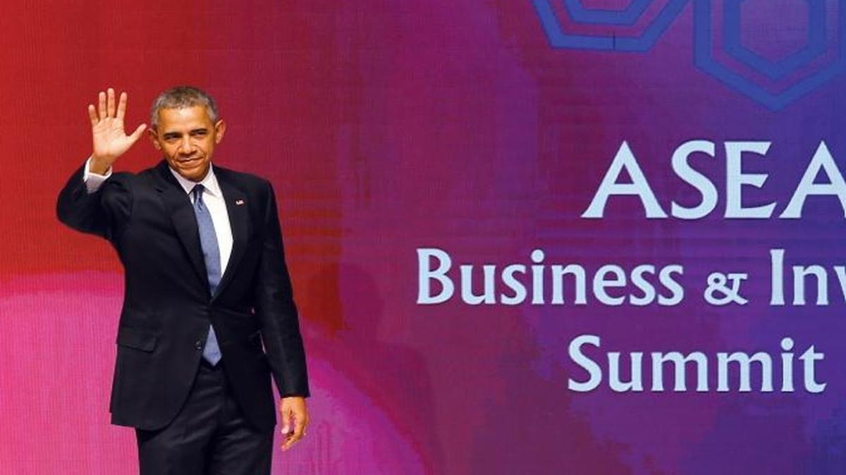 Barack Obama spoke last November at the Association of Southeast Asian Nations (ASEAN) Business and Investment Summit in Kuala Lumpur, Malaysia. He hosts a summit of ASEAN leaders in California this week.