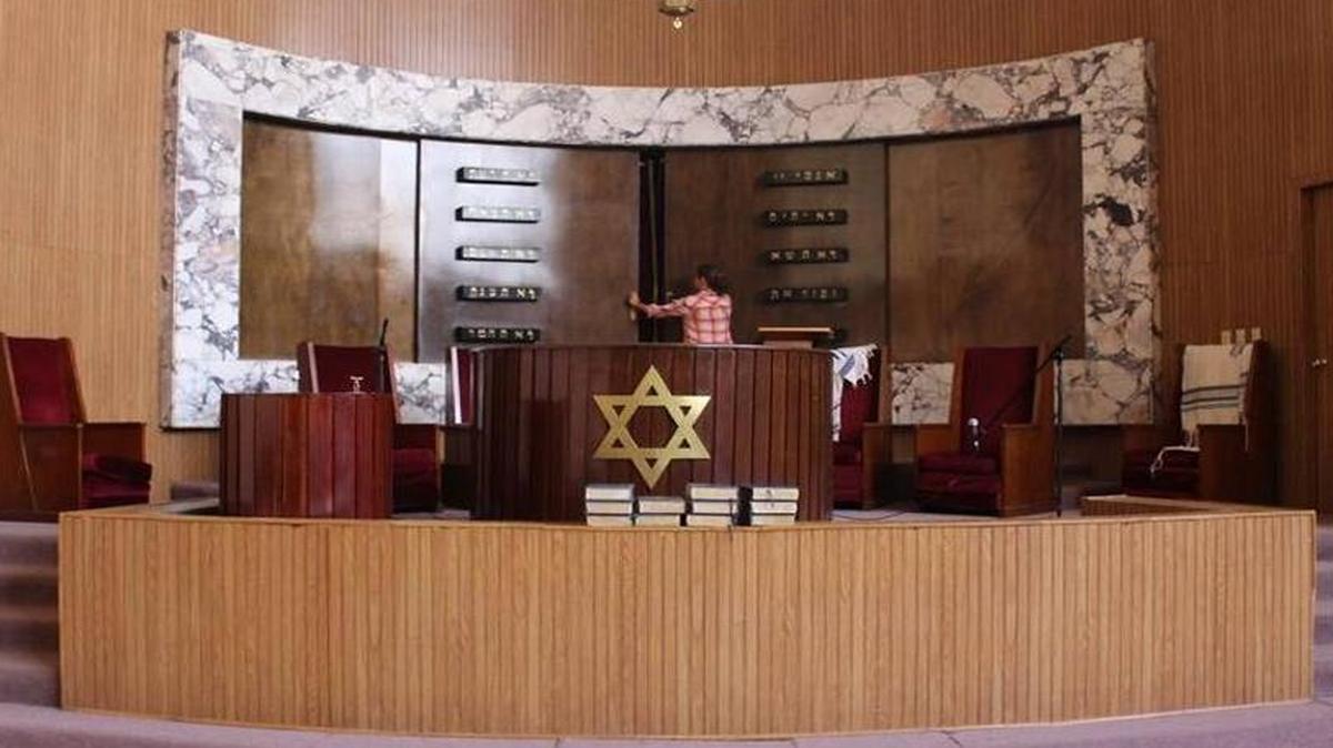 
The interior of Temple Beth Shalom in Havana’s Vedado section has been refurbished with the help of donations from abroad. 
