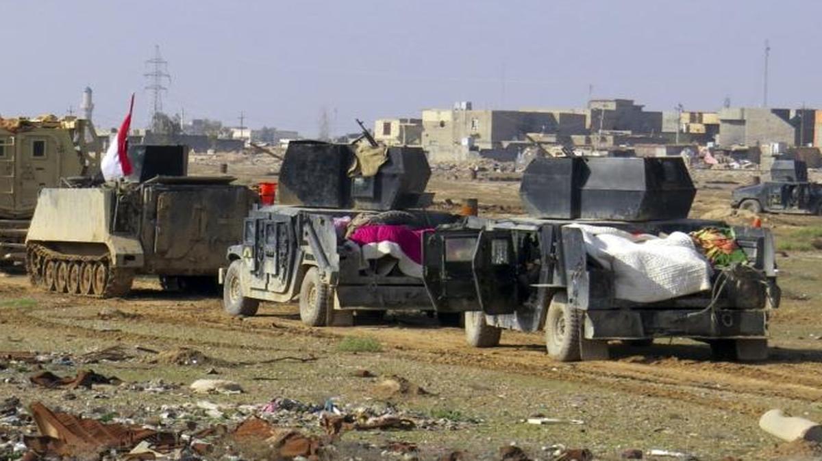Iraqi forces advanced in the western suburbs of Ramadi on Saturday.