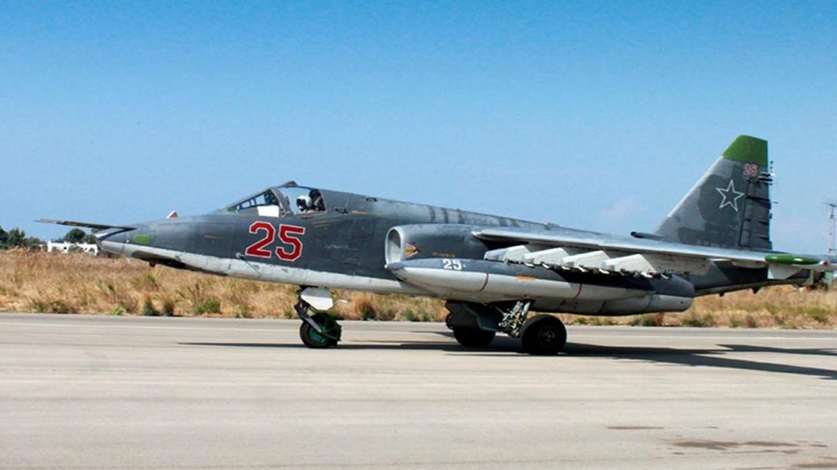 
A Russian SU-25 ground attack aircraft takes off from an airbase in Syria. The photo is from the website of the Russian Defense Ministry.
