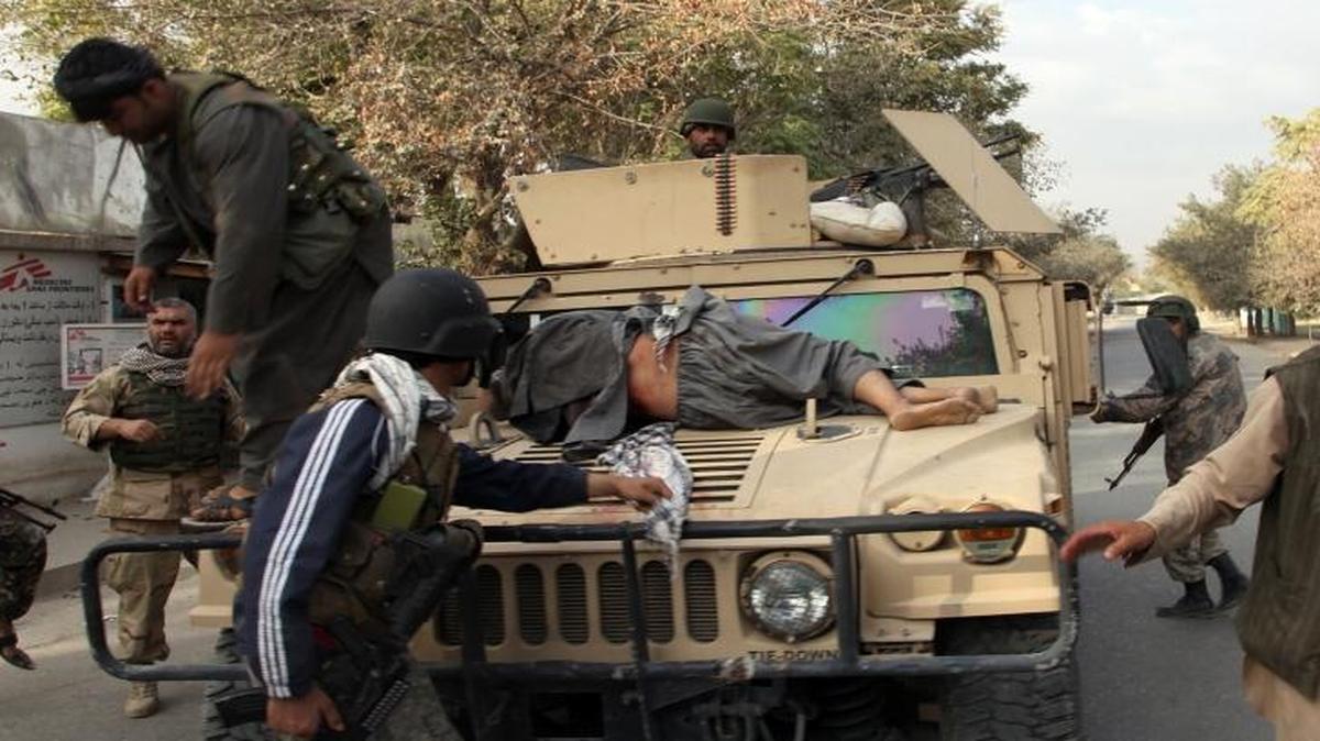 
Fighting was still raging Saturday in Kunduz, Afghanistan, as Afghan security forces routed the last of the Taliban fighters who’d overrun the city on Monday. A U.S. bombing strike on a Doctors Without Borders hospital in the city killed 19 people during the fighting.
