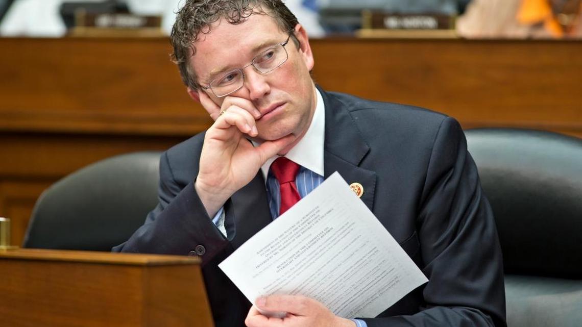 Rep. Thomas Massie, R-Ky., co-sponsored a bill last year that would pull the United States out of the United Nations.