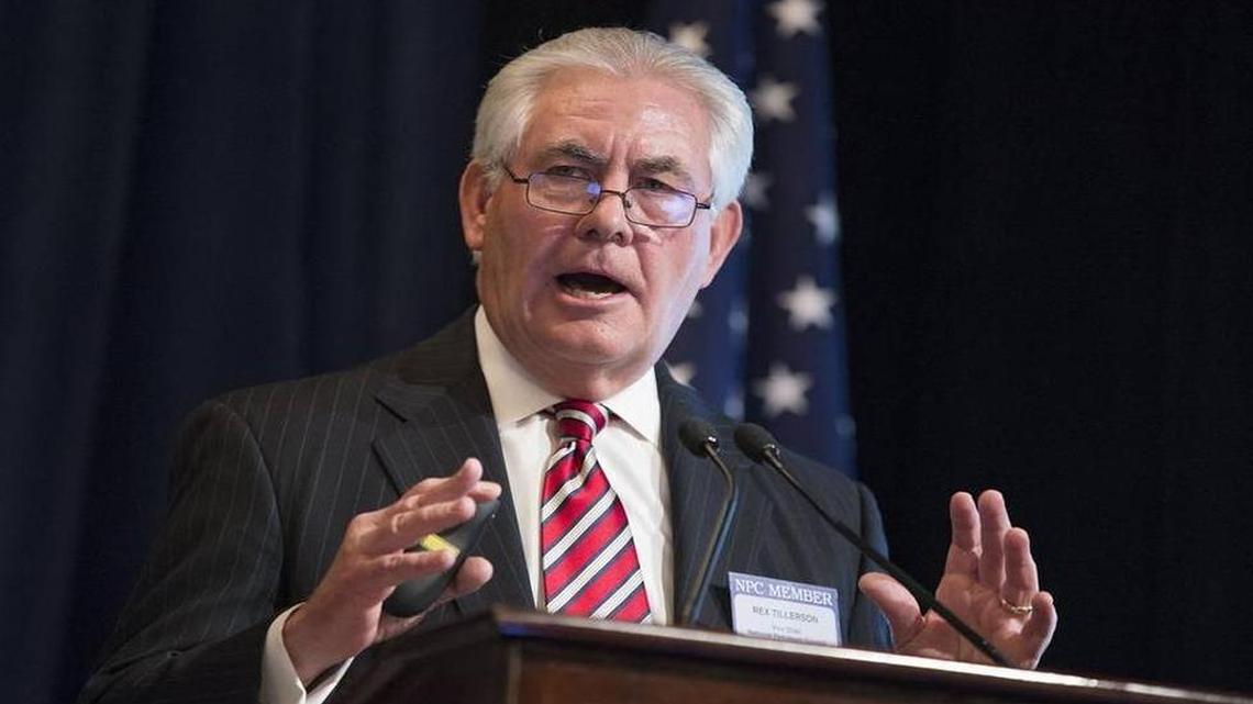 Exxon CEO Rex Tillerson is being considered for Secretary of State under President-elect Donald Trump