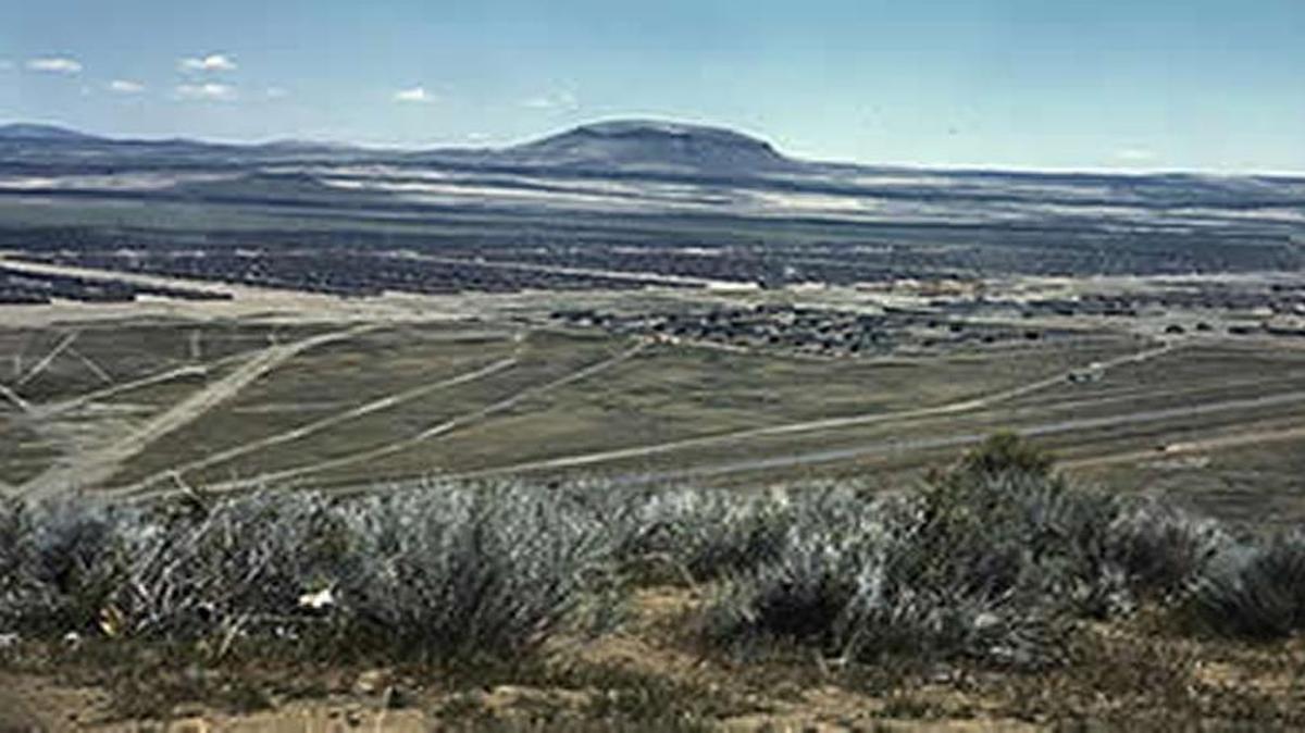 The Tule Lake Segregation Center, seen here in 1942 or 1943, held as many as 18,700 Japanese-Americans.