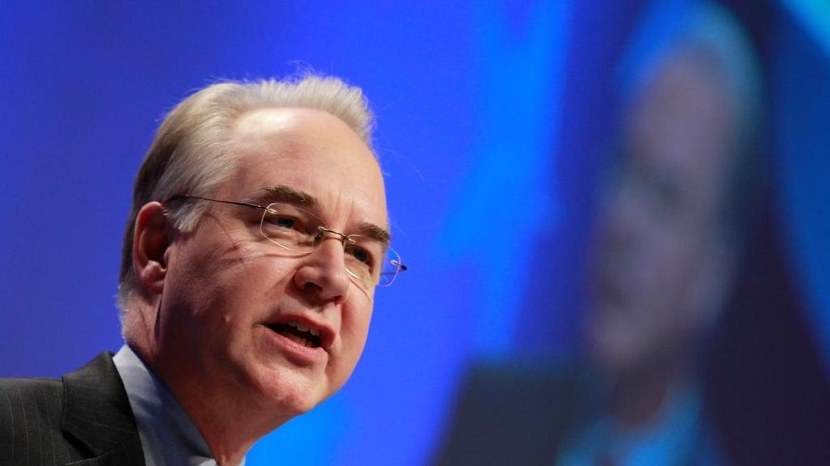 Tom Price has been confirmed as secretary of health and human services.