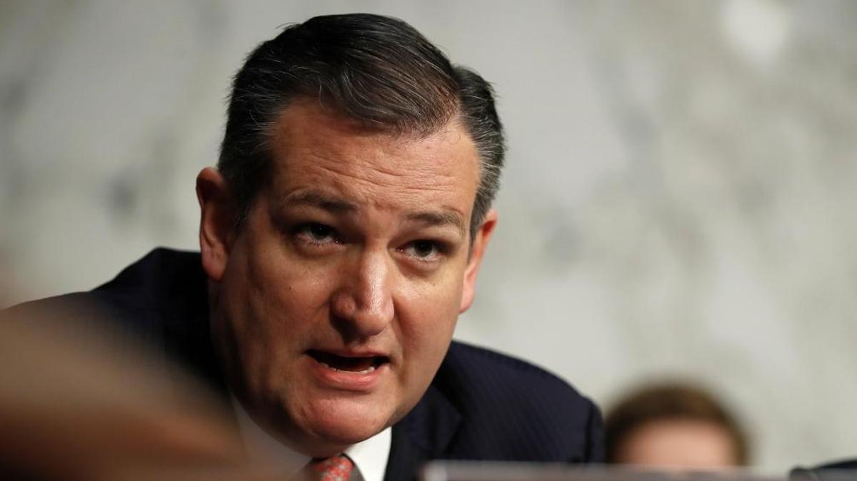 Sen. Ted Cruz, R-Texas, speaks during a Senate Judiciary Committee hearing on Capitol Hill in Washington.
