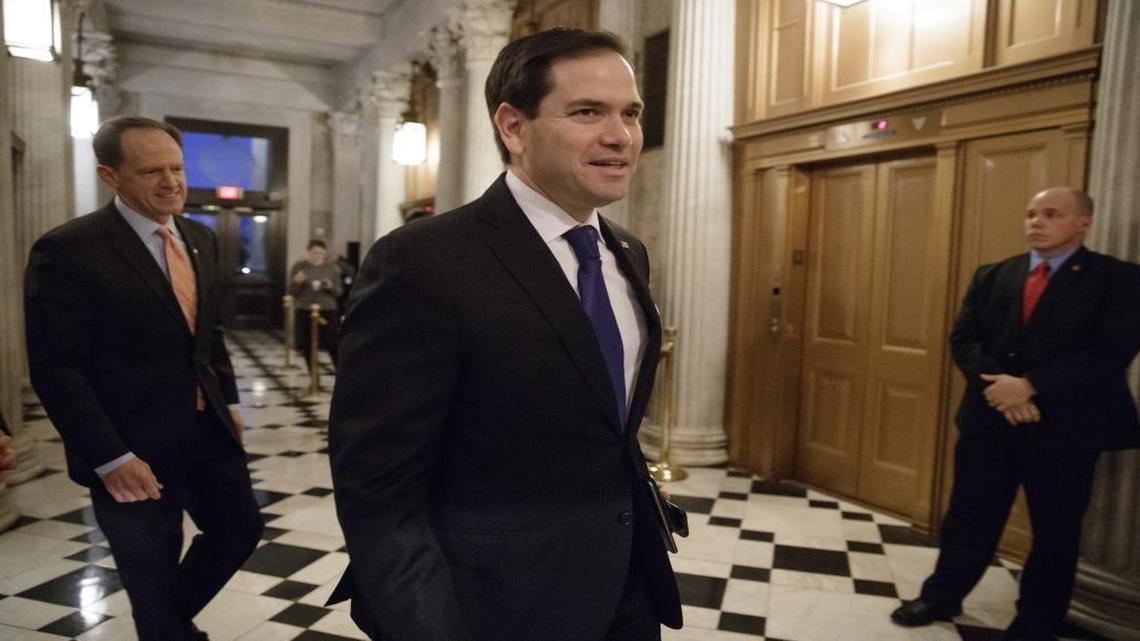Sen. Marco Rubio, R-Fla., in the Capitol.