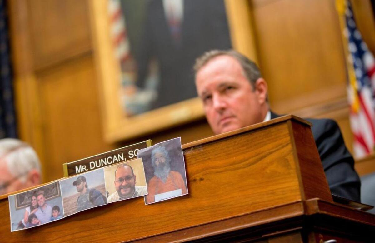 Rep. Jeff Duncan, R-S.C. participates in a House Foreign Affairs Committee hearing.