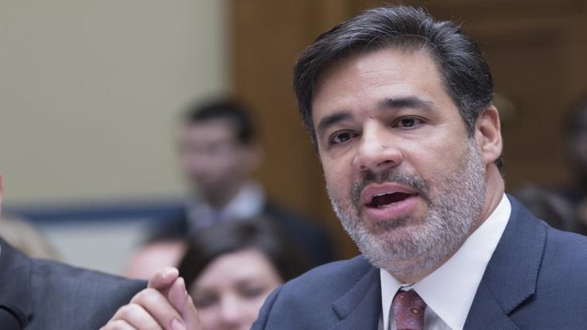 Idaho Republican Rep. Raul Labrador, right, sponsor of the First Amendment Defense Act, testifies at a House Committee on Oversight and Government Reform hearing in Washington on Tuesday, July 12, 2016. Labrador said his bill aimed to give new legal protections for people who believe in traditional marriage, while critics say it would discriminate against gays and lesbians.