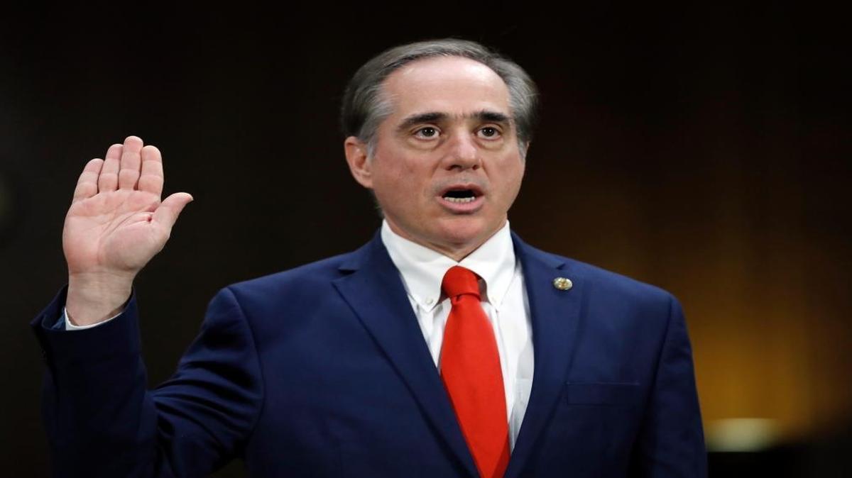 Dr. David Shulkin, then undersecretary for health at the VA, is sworn-in on Capitol Hill in Washington, Wednesday, Feb. 1, 2017, prior to testifying at his confirmation hearing before the Senate Veterans' Affairs Committee.