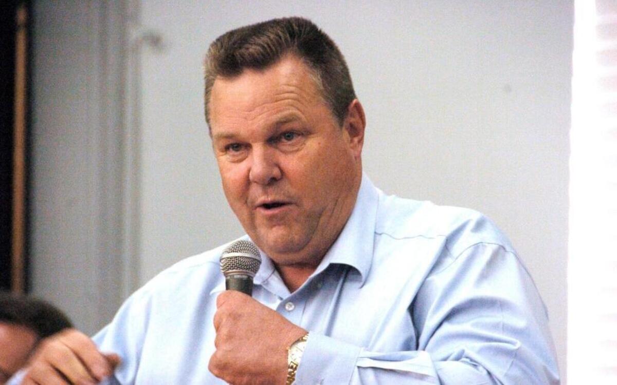 In this Nov. 4, 2016 photo, Sen. Jon Tester addresses fellow Democrats at a campaign rally in Billings, Mont. Tester faces re-election in 2018 in a state Donald Trump won by double digits.