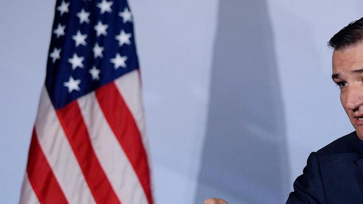 
Cruz at the Faith & Freedom Coalition’s “Road to Majority” conference June 18, 2015, in Washington.
