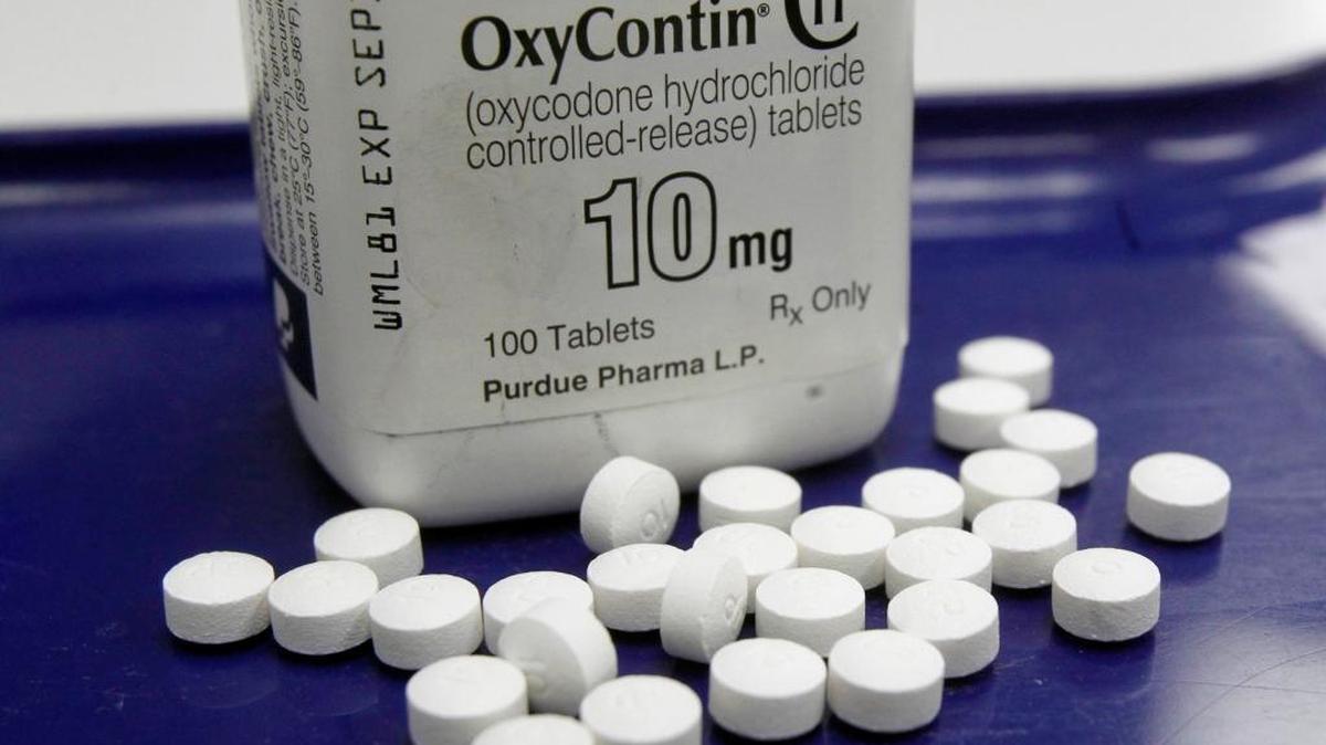 This Feb. 19, 2013 file photo shows OxyContin pills arranged for a photo at a pharmacy in Montpelier, Vt. On Thursday, the U.S. Senate passed a measure to fight heroin and prescription drug abuse.
