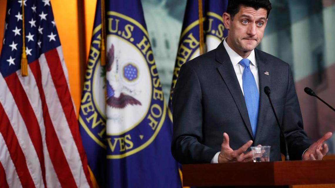 House Speaker Paul Ryan of Wis., announces that he will not run for re-election at the end of this term, Wednesday, April 11, 2018, on Capitol Hill in Washington.