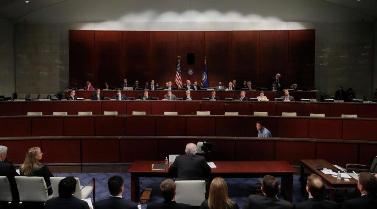 Former CIA Director John Brennan before the House Intelligence Committee Russia Investigation Task Force on Tuesday, May 23, 2017.