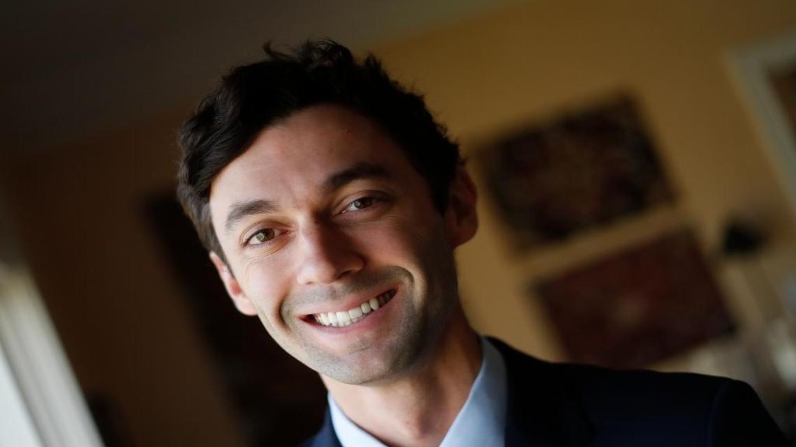 Jon Ossoff, Democratic candidate for Georgia's 6th Congressional District, poses for a portrait in Atlanta.