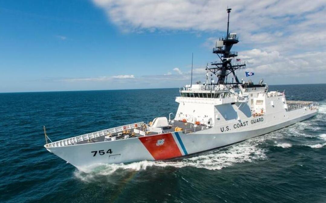 National Security Cutter James in the Gulf of Mexico on March 30, 2015.