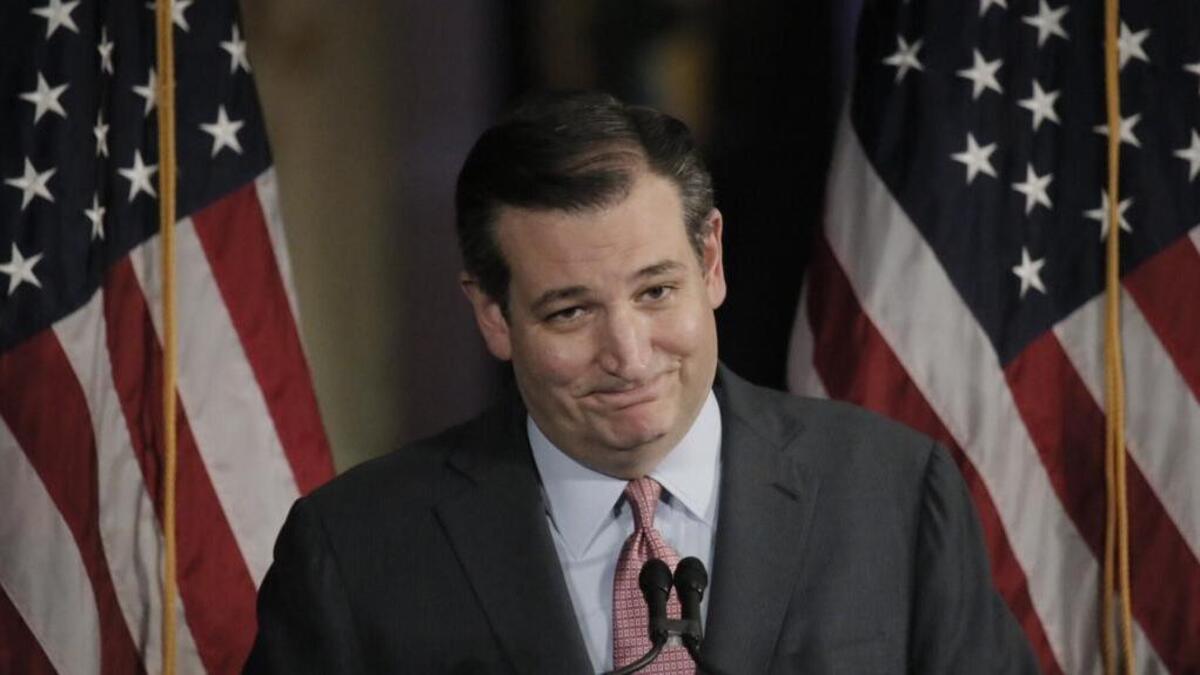 Sen. Ted Cruz of Texas has a rocky relationship with may of his GOP colleagues in the Senate. But on Tuesday he fired off an email to his supporters, asking for donations to help six of his fellow Republican senators win re-election in tight races.