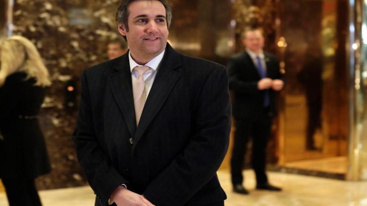 Michael Cohen, an attorney for President-elect Donald Trump, arrives in Trump Tower in New York in late 2016.