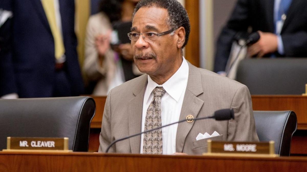 Rep. Emanuel Cleaver, D-Mo., takes his seat on the House Financial Services committee on Capitol Hill in Washington, Wednesday, June 17, 2015.