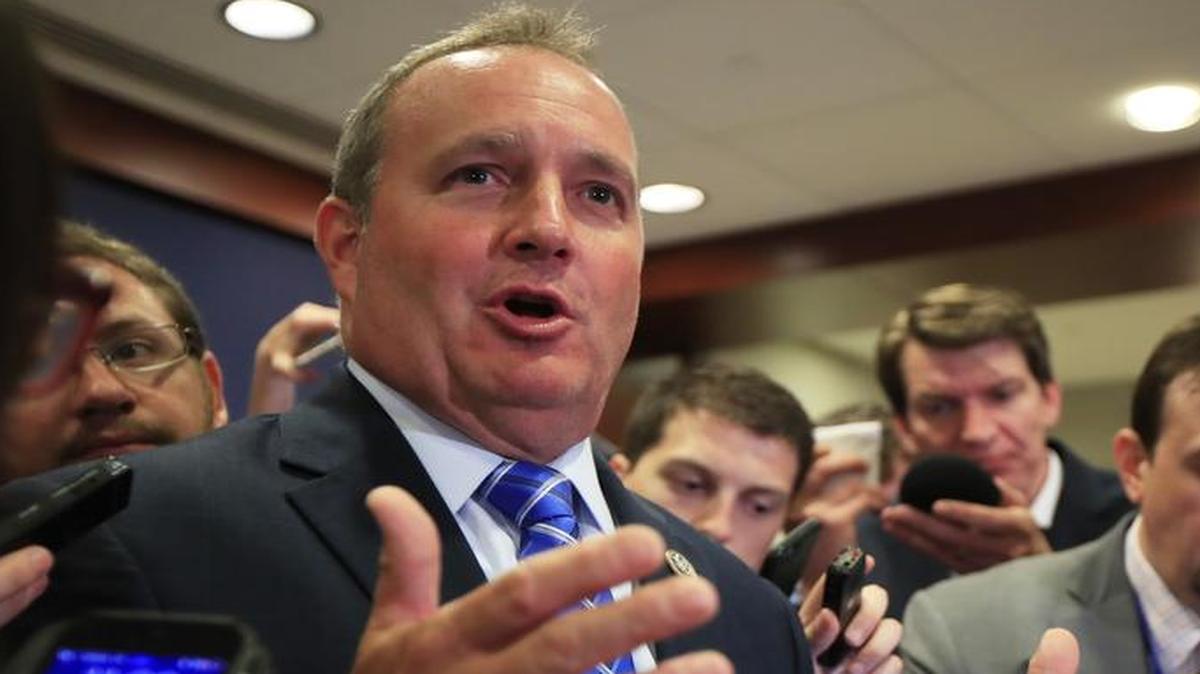 Rep. Jeff Duncan, R-S.C. speaks to reporters on Capitol Hill in Washington