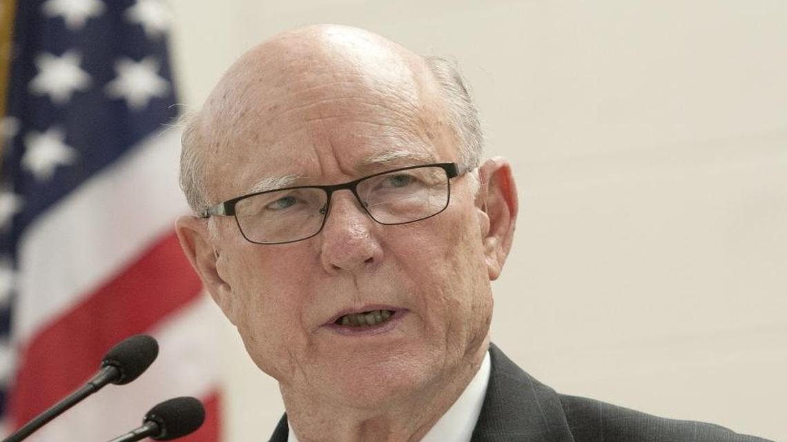 Sen. Pat Roberts, R-Kan., said he wouldn’t go along with deep budget cuts President Donald Trump proposed to the U.S. Department of Agriculture.